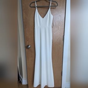 Lulu's Infinite Glory White Maxi dress (XS) NEW
